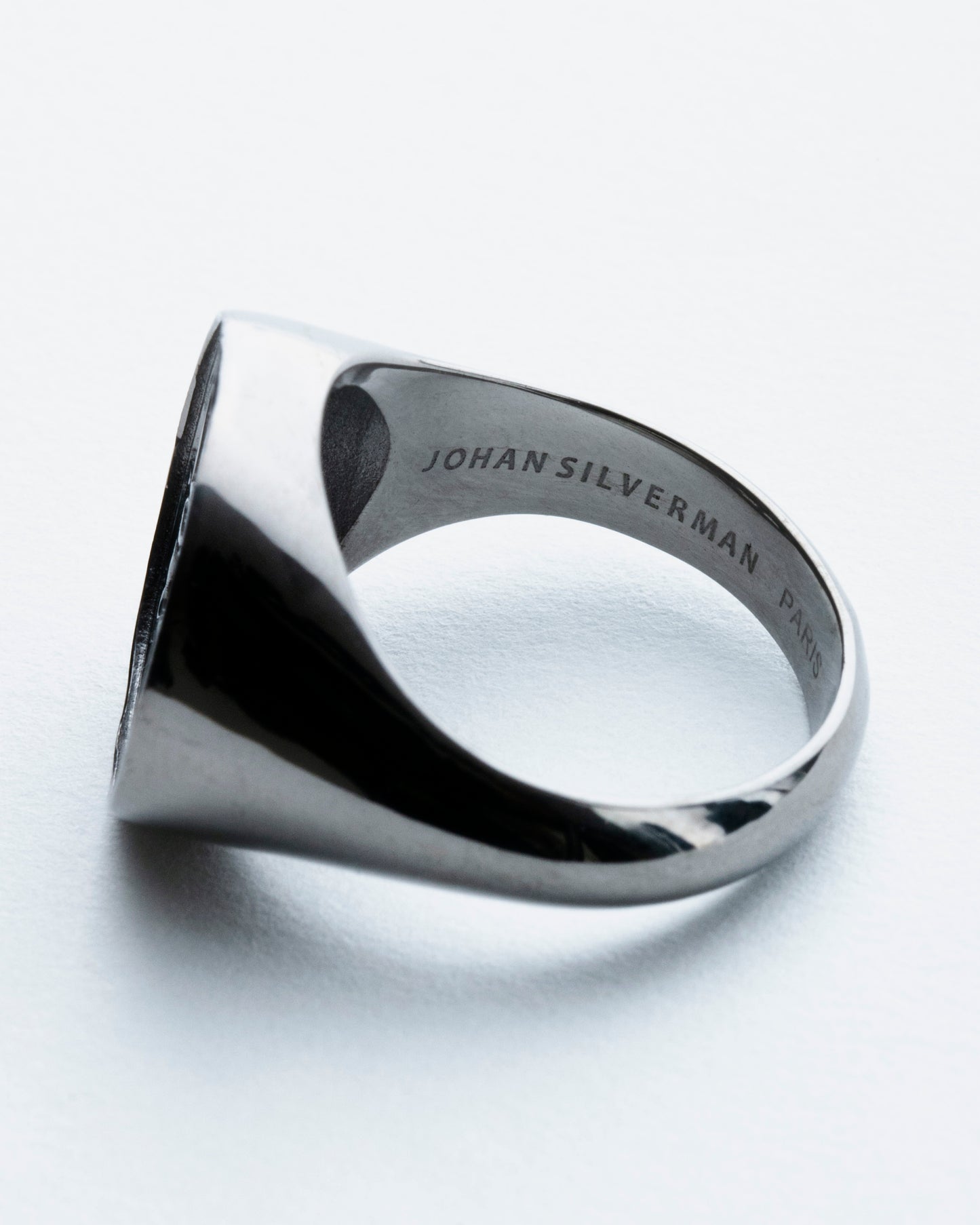 ORBIT OF LIFE (Black Rhodium Sterling Silver with Black Diamonds)